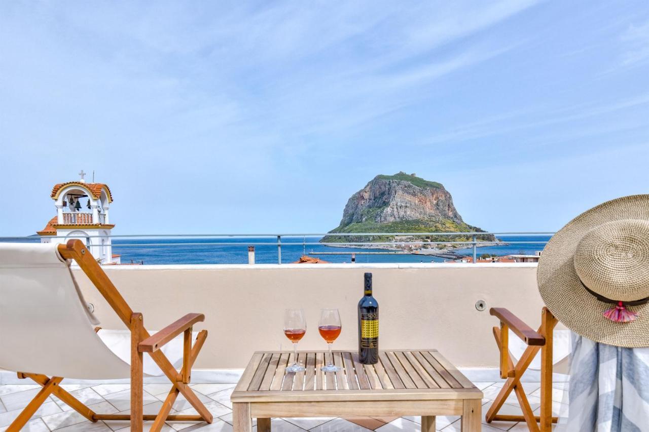 Monemvasia Modern Flat With Panoramic Sea View Εξωτερικό φωτογραφία