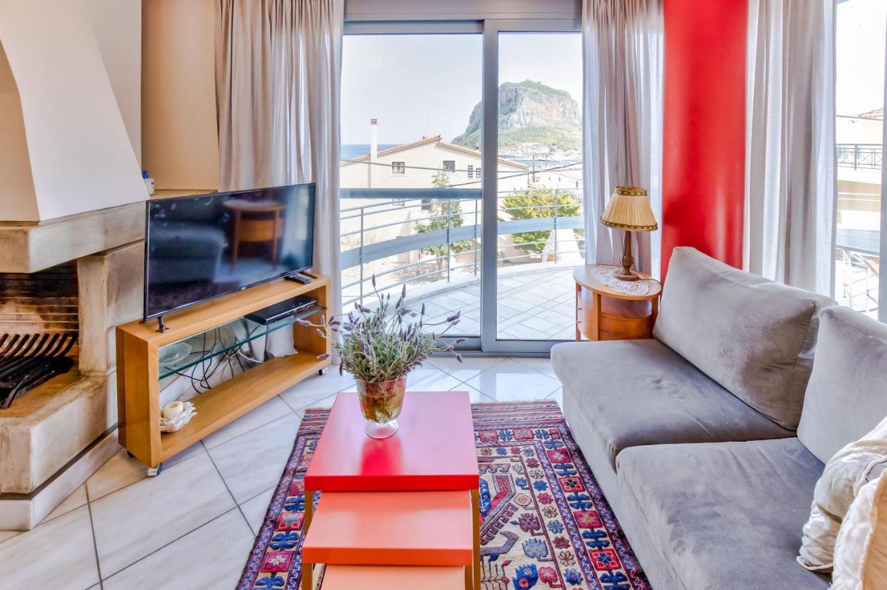 Monemvasia Modern Flat With Panoramic Sea View Εξωτερικό φωτογραφία