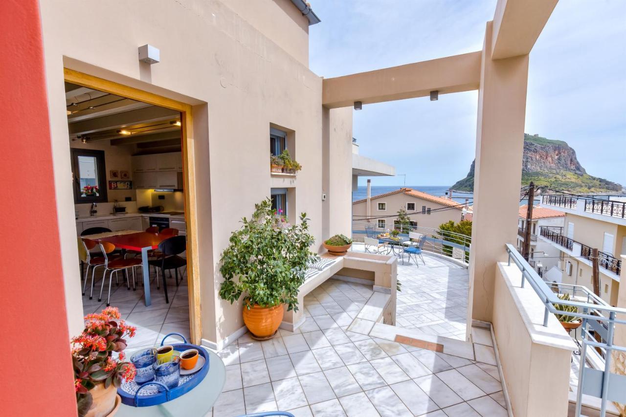 Monemvasia Modern Flat With Panoramic Sea View Εξωτερικό φωτογραφία